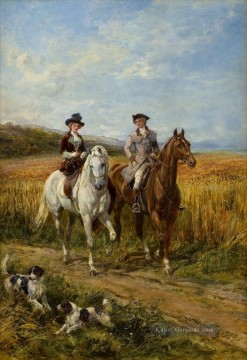 klassisch Werke - The Morning Ride 3 Heywood Hardy hunting